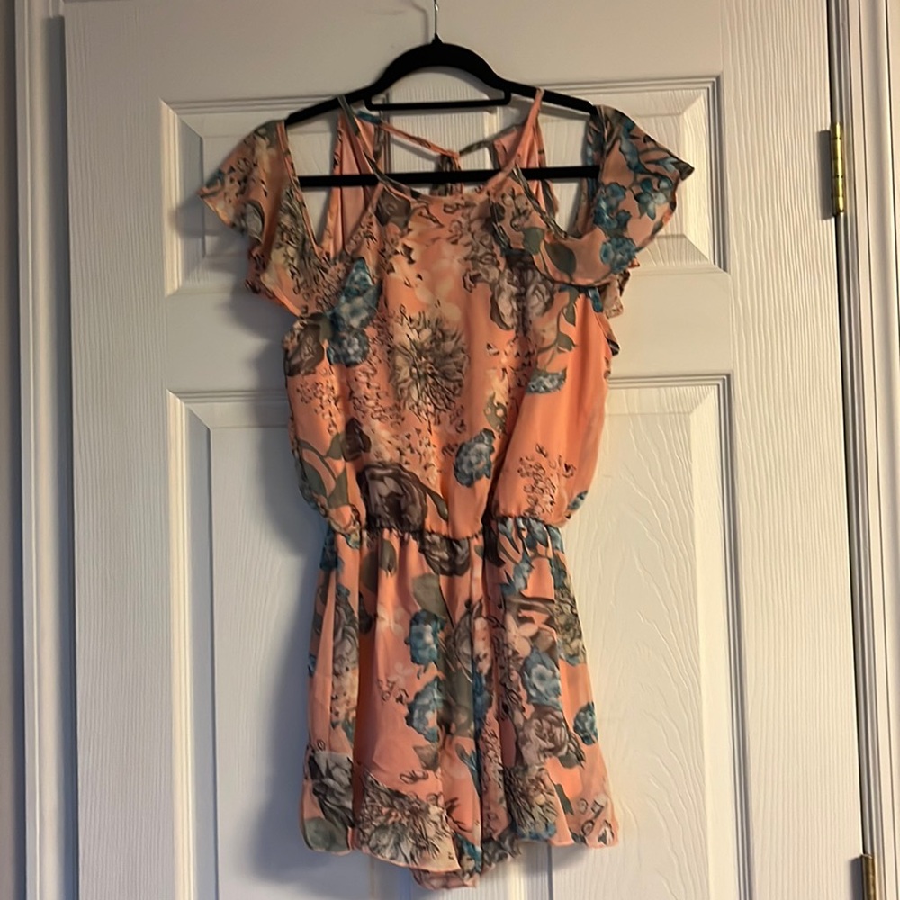 Peach love Romper